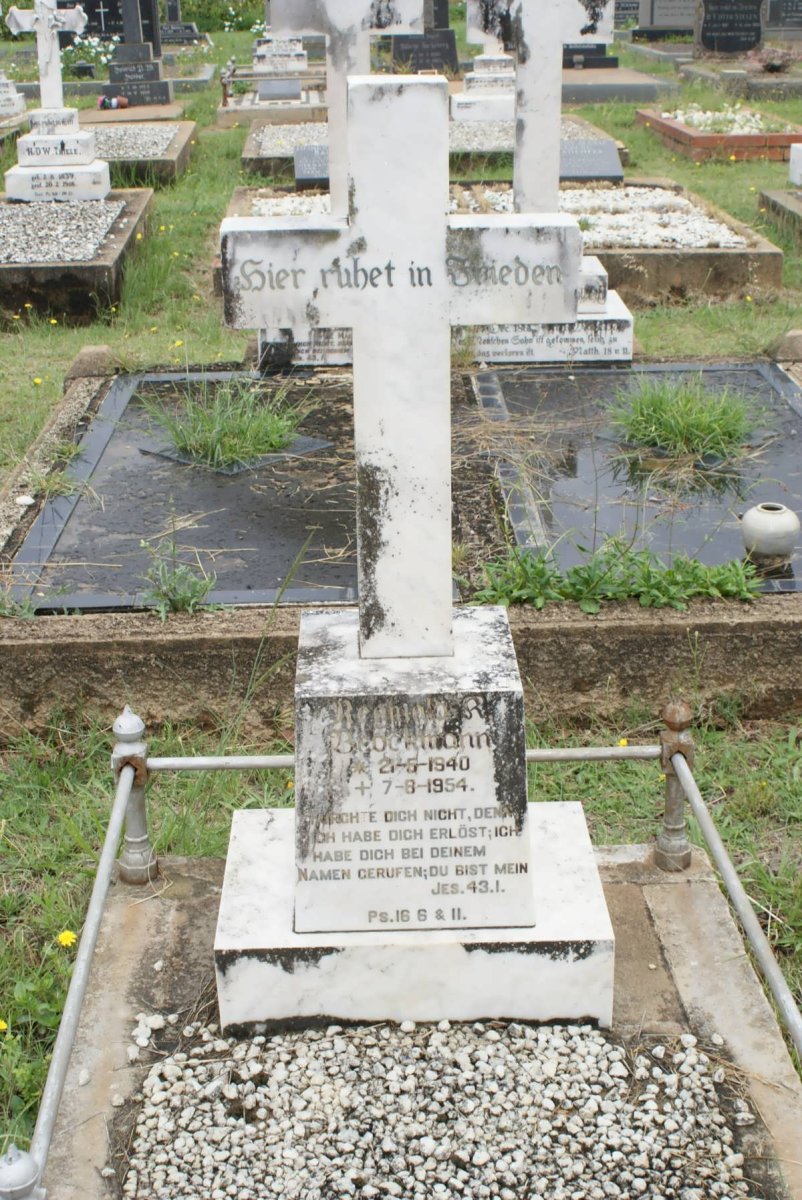 BROCKMANN Reginald R. 1940-1954