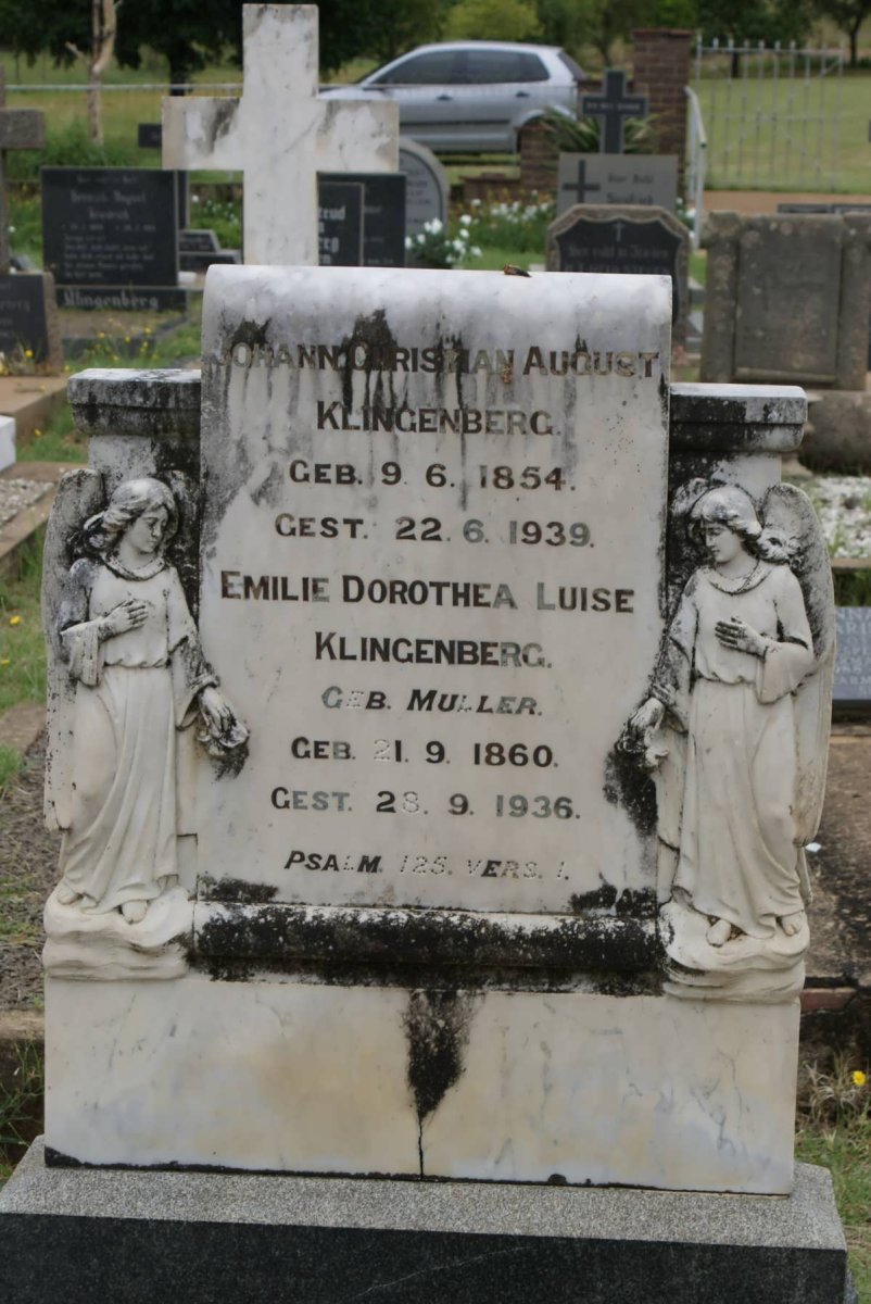 KLINGENBERG Emilie Dorothea Luise nee MULLER 1860-1936