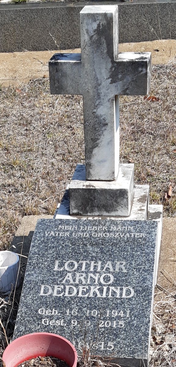 DEDEKIND Lothar Arno 1941-2015
