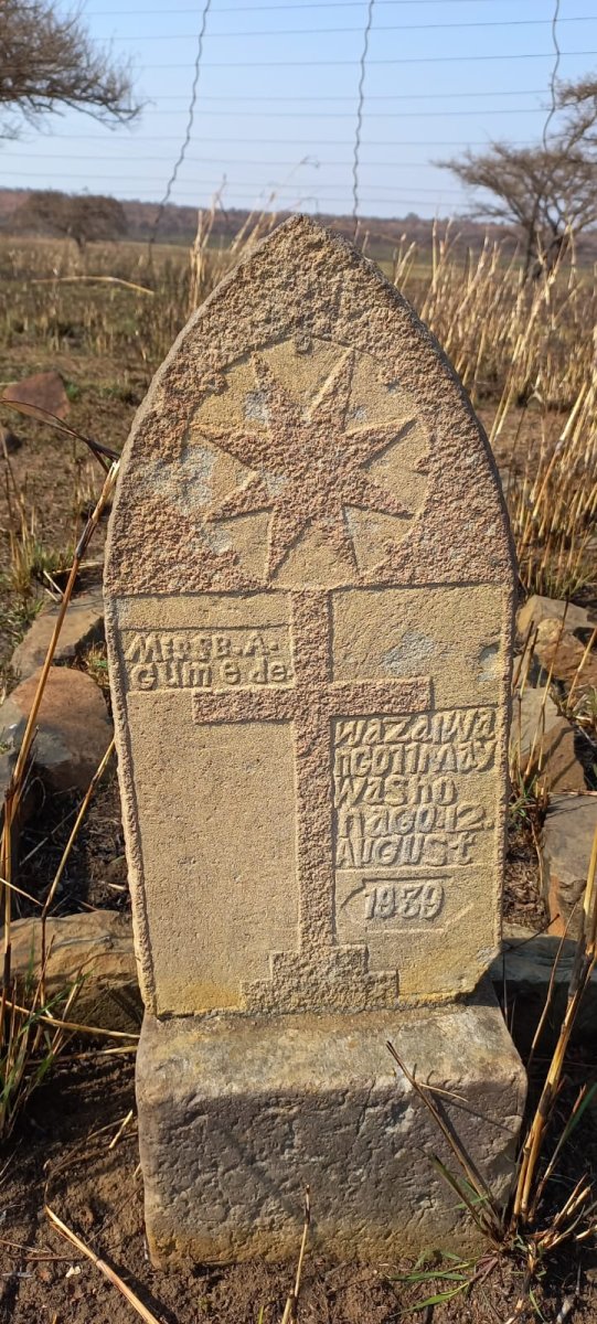 GUMEDE M.A. -1939