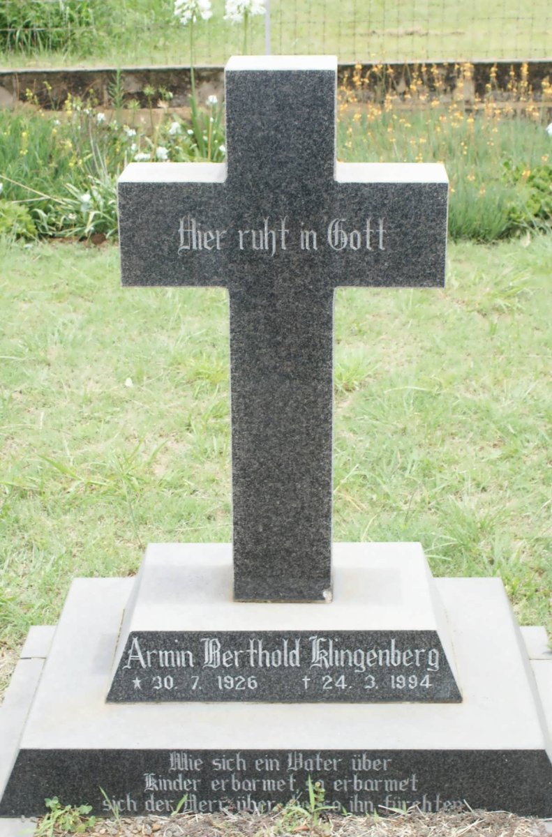KLINGENBERG Armin Berthold 1926-1994
