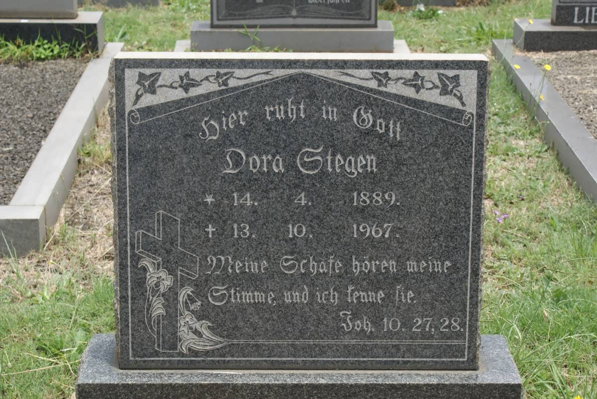 STEGEN Dora 1889-1967