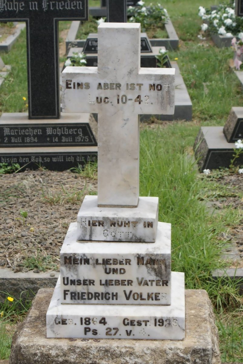 VOLKER Friedrich 1864-1936