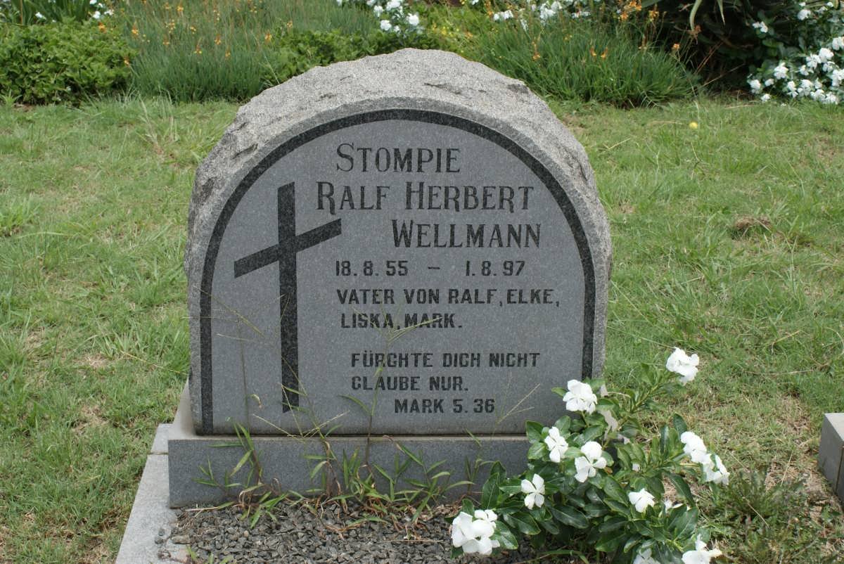 WELLMANN Stompie Ralf Herbert 1955-1997