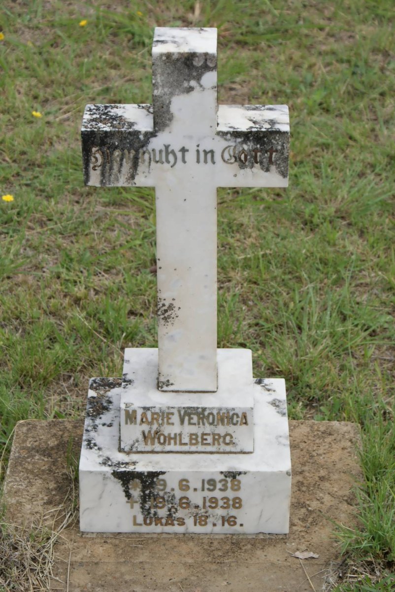 WOHLBERG Marie Veronica 1938-1938