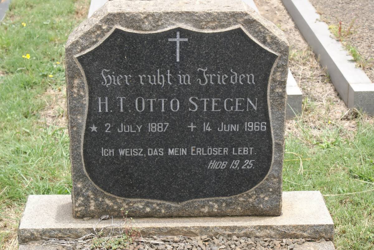 STEGEN H.T. Otto 1887-1966