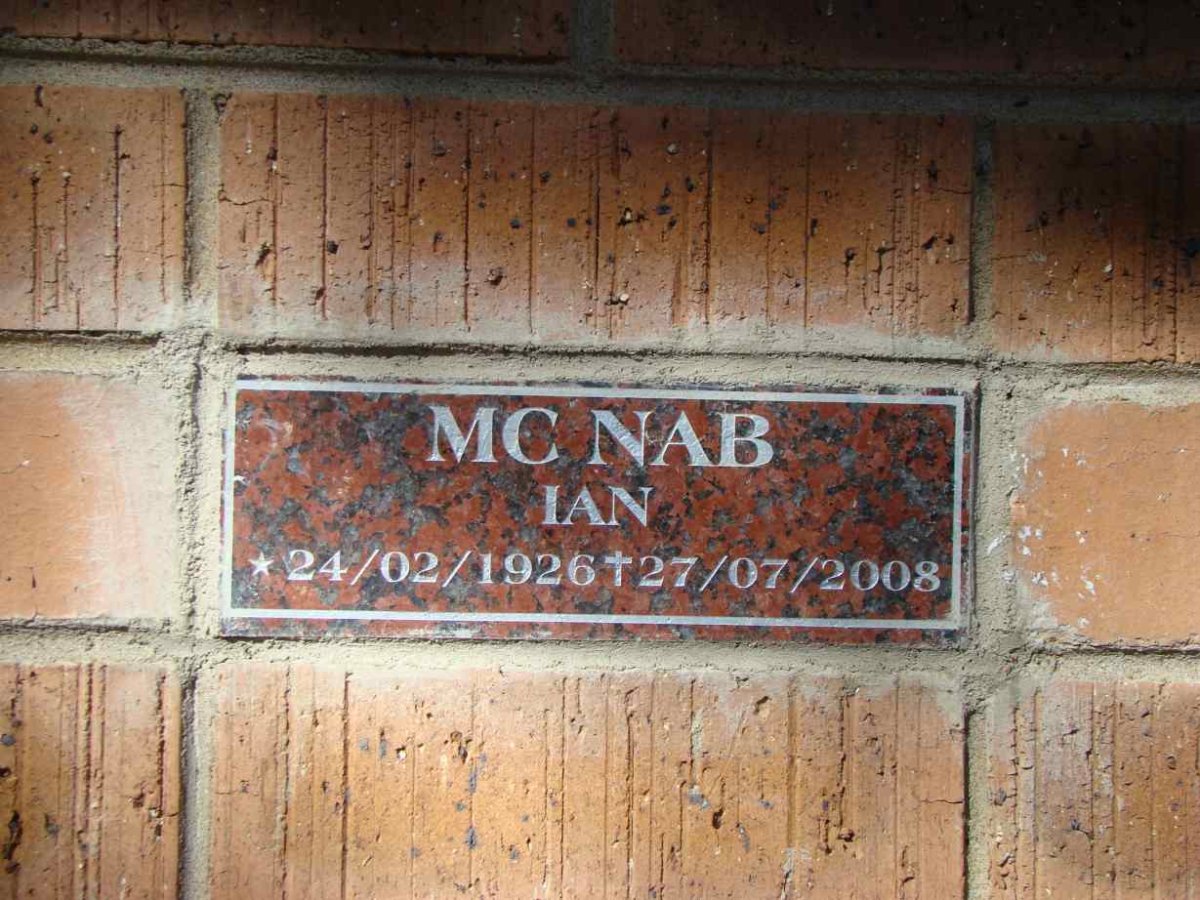 McNAB Ian 1926-2008