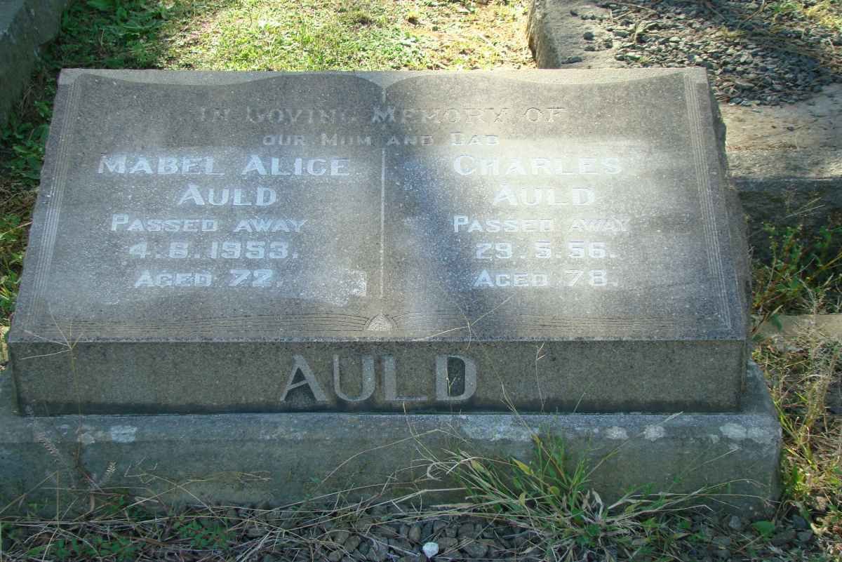AULD Charles -1956 &amp; Mabel Alice -1953