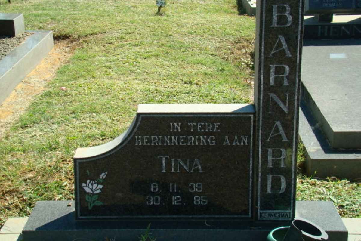BARNARD Tina 1939-1985