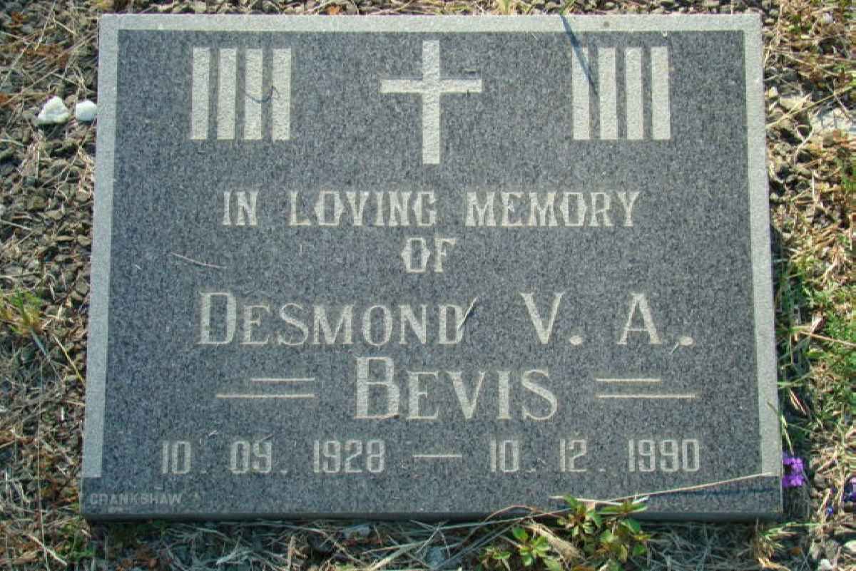 BEVIS Desmond V.A. 1928-1990