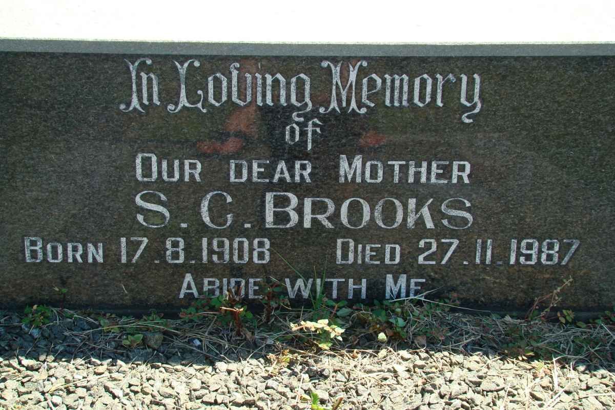 BROOKS S.C. 1908-1987