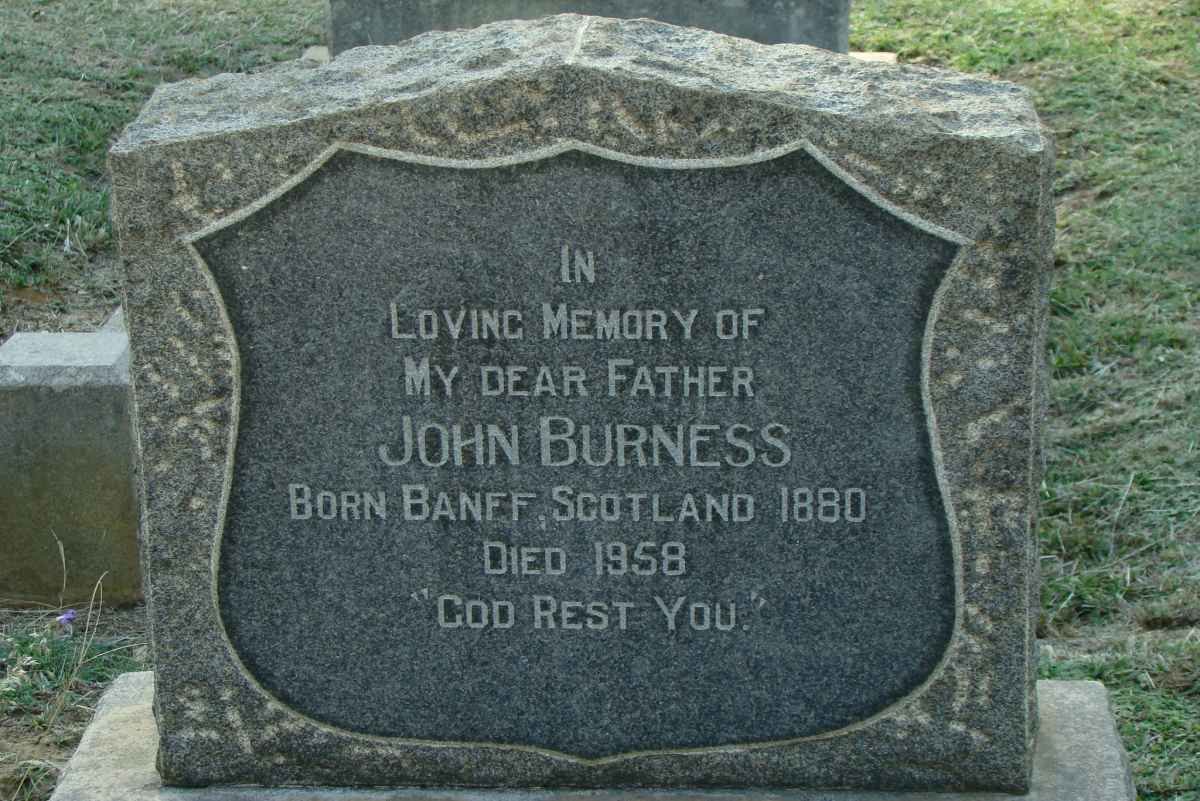 BURNESS John 1880-1958