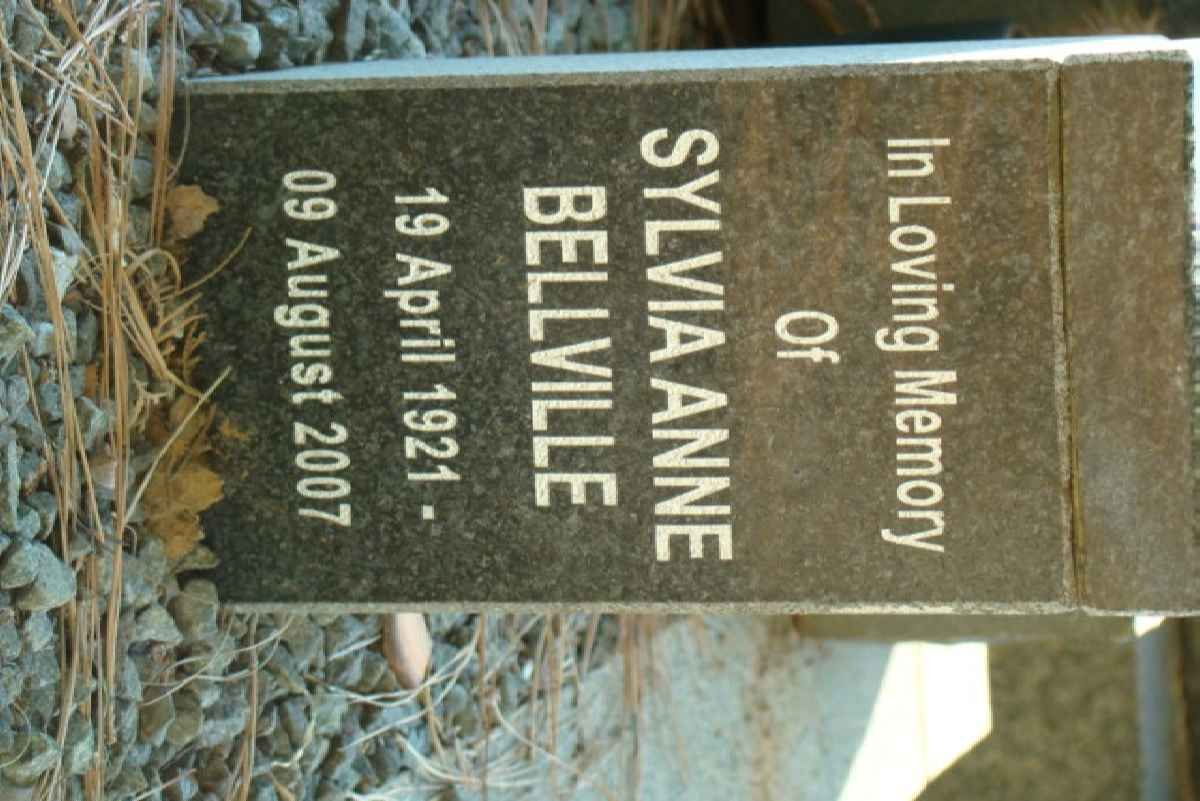 BELLVILLE Sylvia Anne 1921-2007