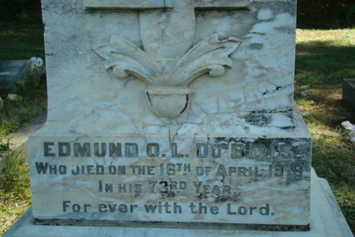 BOIS Edmund O.L., du -1918