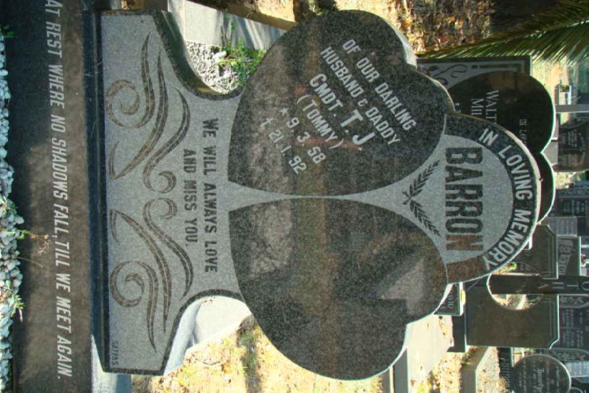 BARRON T.J. 1958-1992