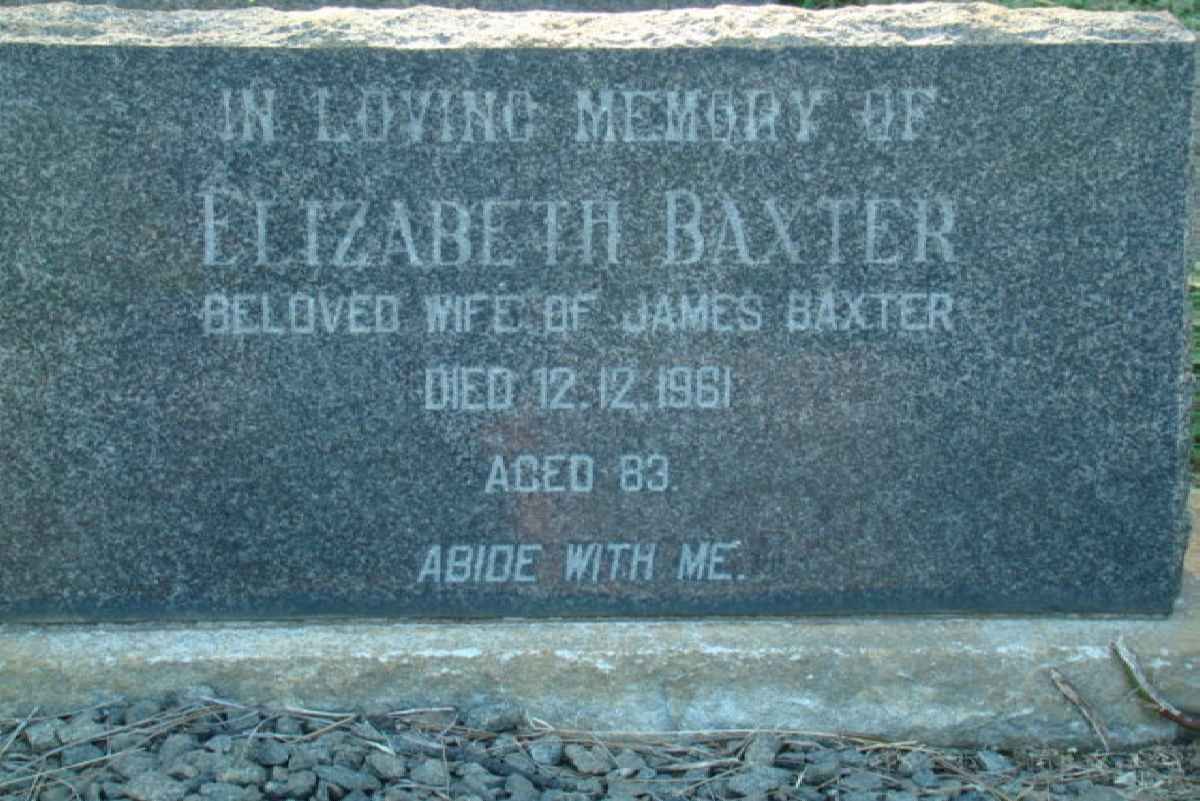 BAXTER Elizabeth -1961