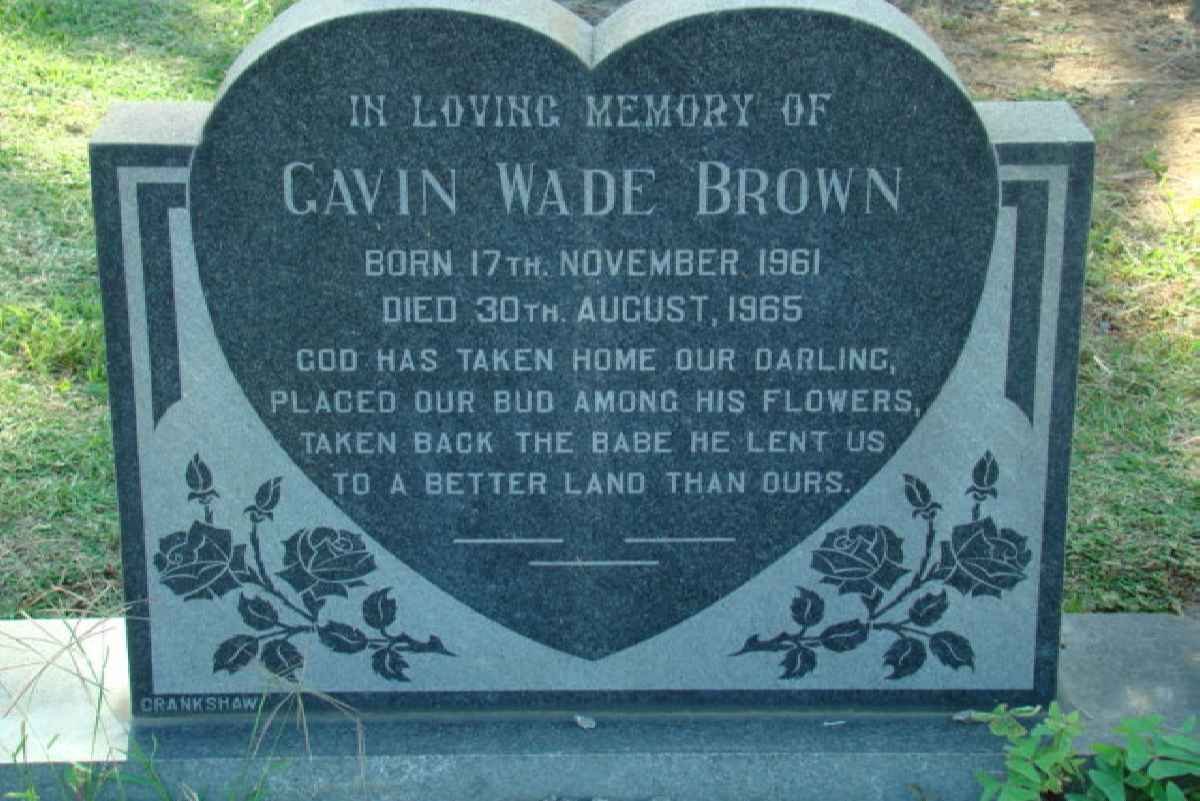 BROWN Gavin Wade 1961-1965