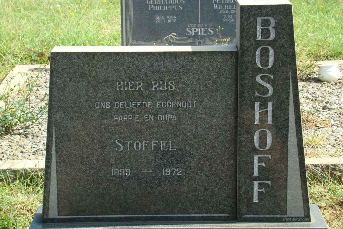 BOSHOFF Stoffel 1899-1972