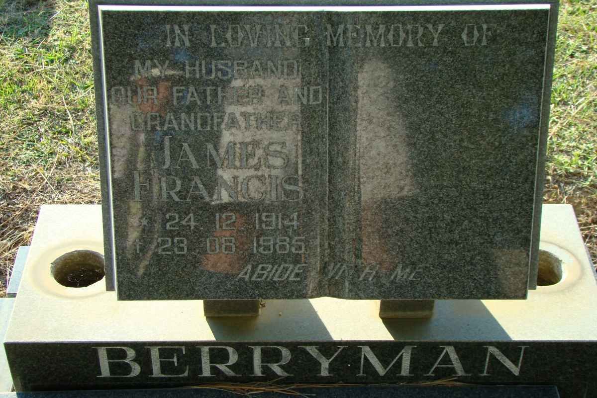 BERRYMAN James Francis 1914-1985