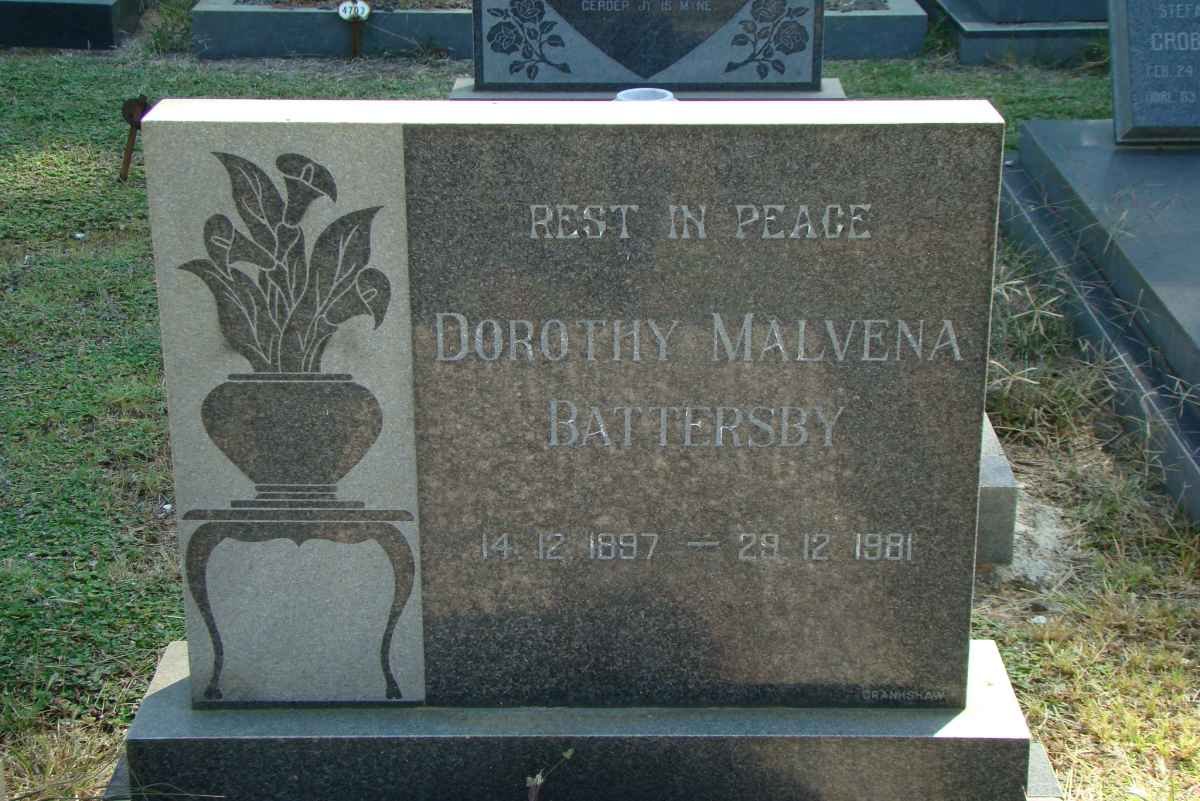 BATTERSBY Dorothy Malvena 1897-1981