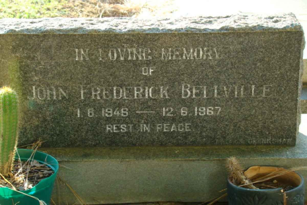 BELLVILLE John Frederick 1948-1967