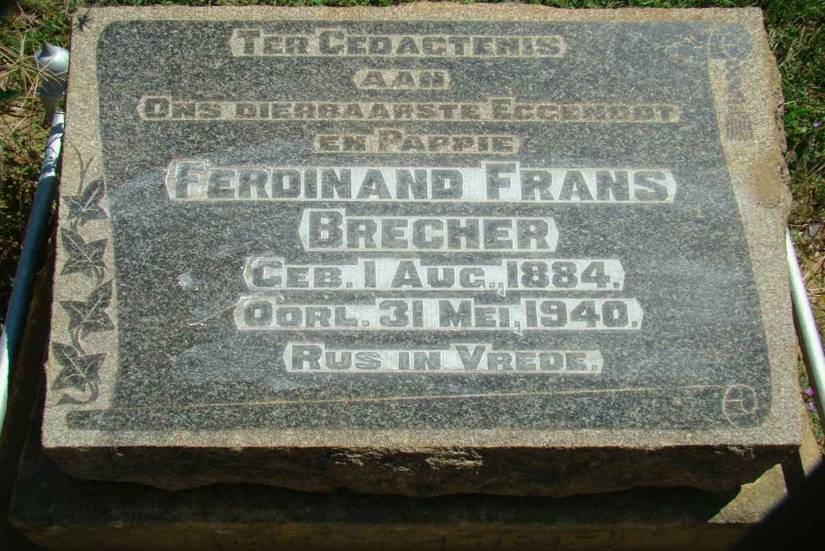 BRECHER Ferdinand Frans 1884-1940