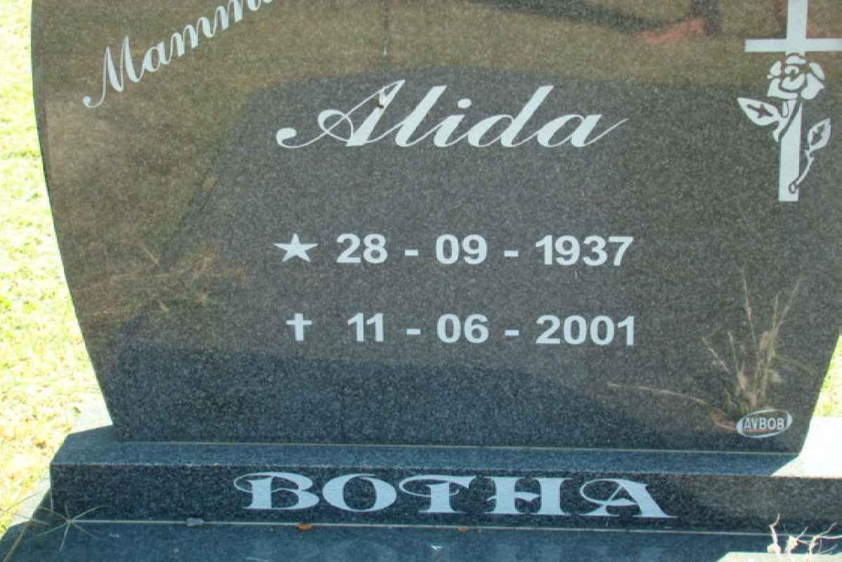 BOTHA Alida 1937-2001