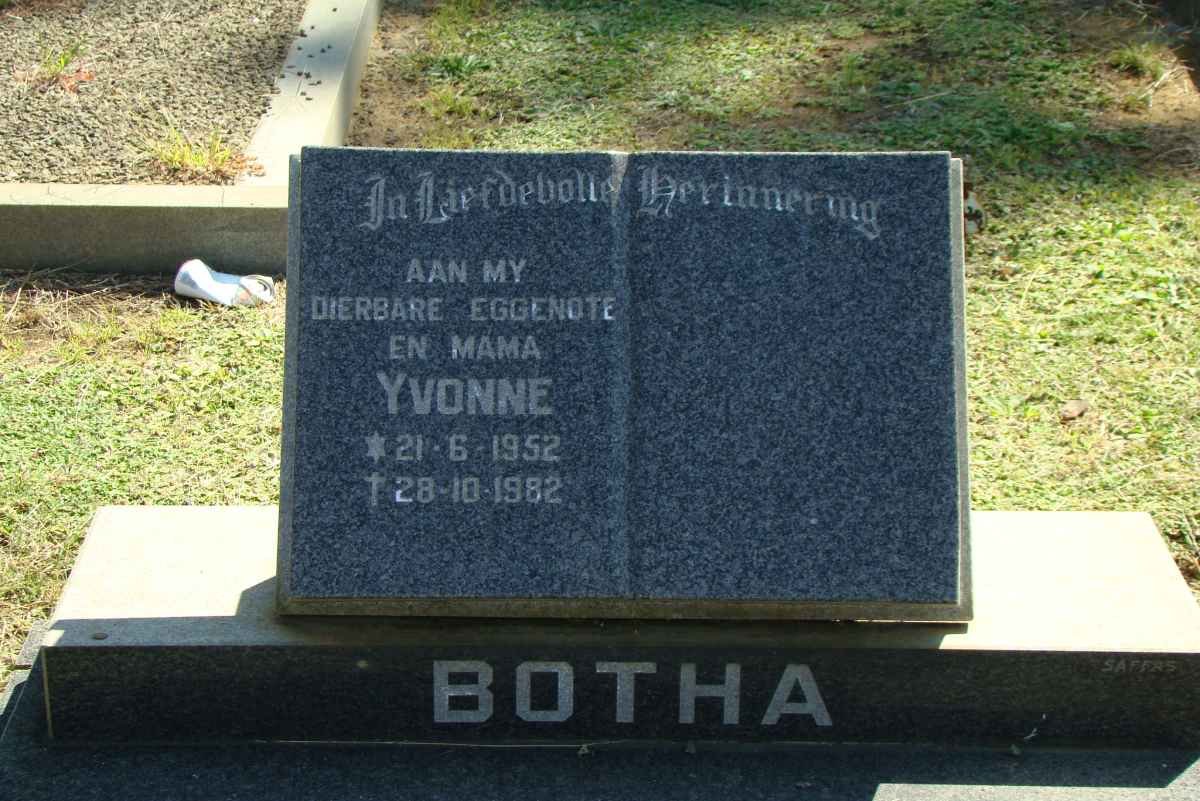BOTHA Yvonne 1952-1982
