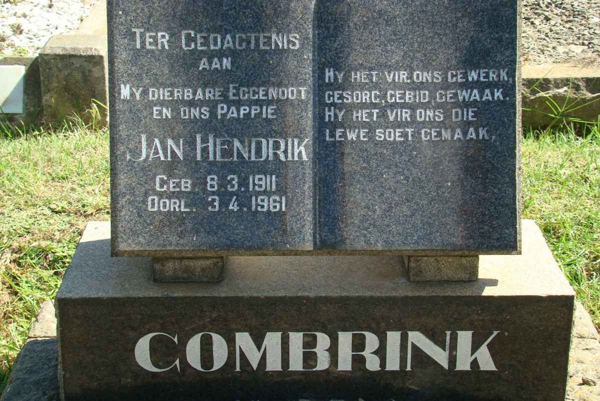 COMBRINK Jan Hendrik 1911-1961
