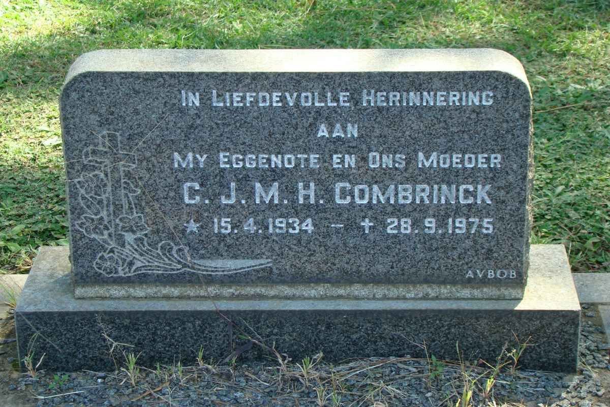 COMBRINCK C.J.M.H. 1934-1975