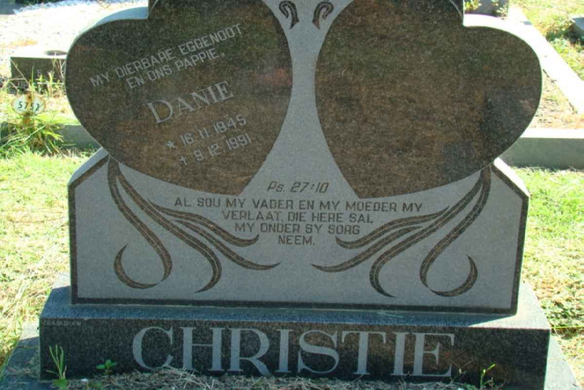 CHRISTIE Danie 1945-1991