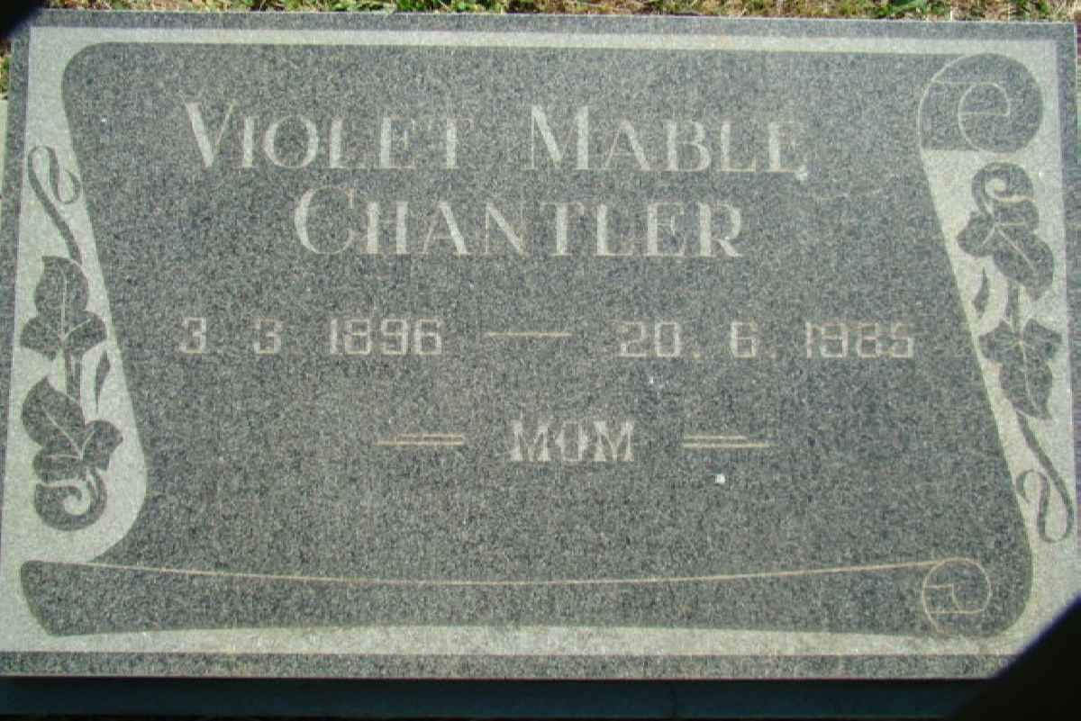 CHANTLER Violet Mable 1896-1985