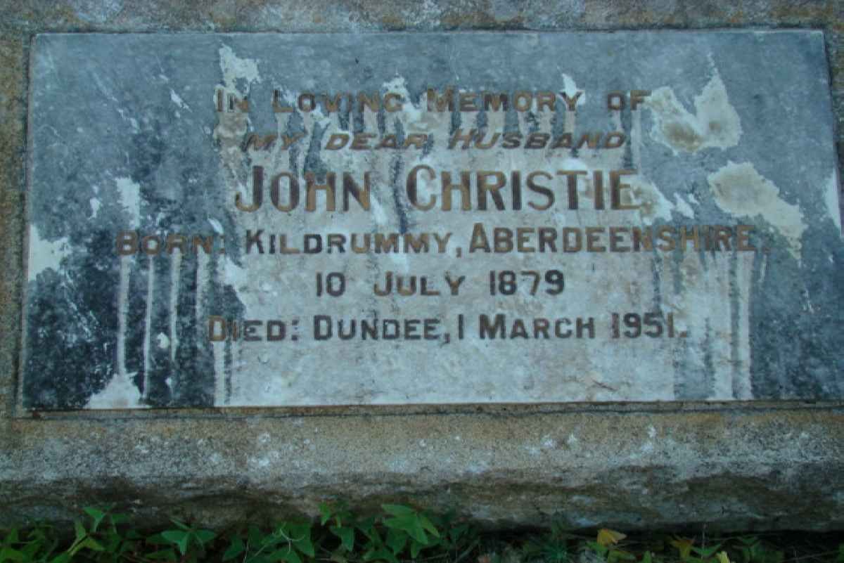 CHRISTIE John 1879-1951