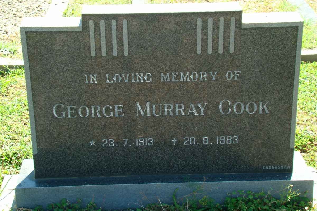 COOK George Murray 1913-1983