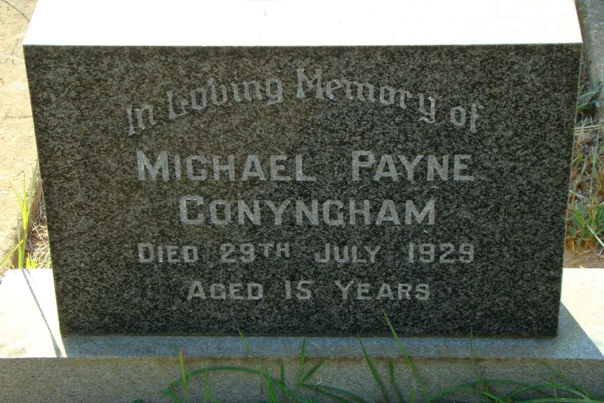 CONYNGHAM Michael Payne -1929