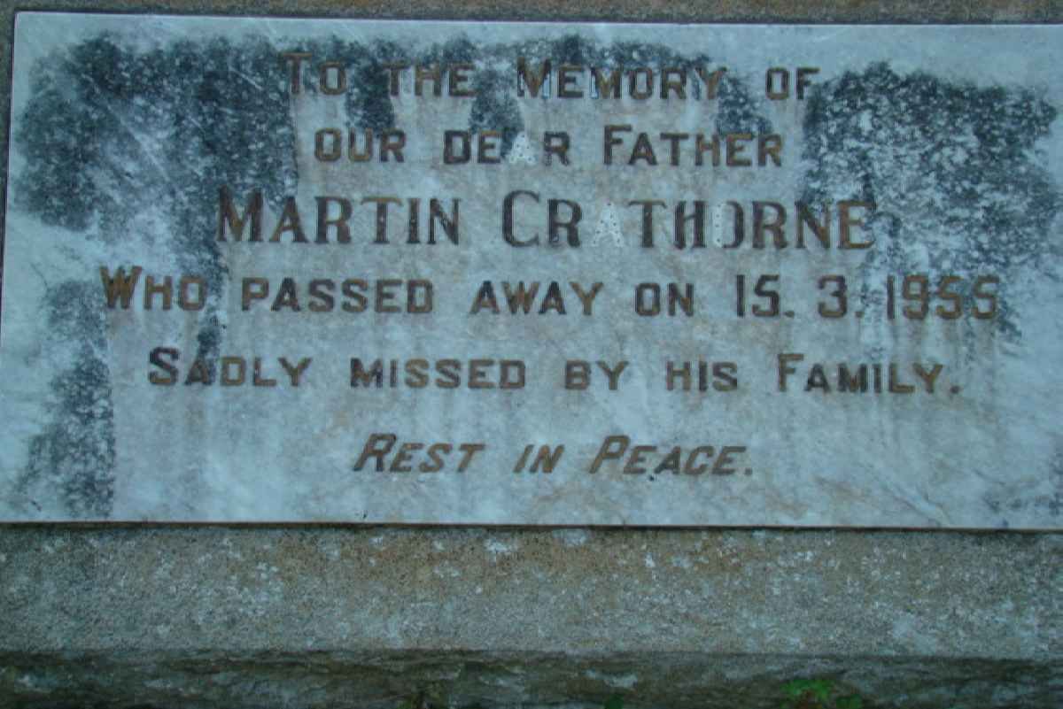 CRATHORNE Martin -1955
