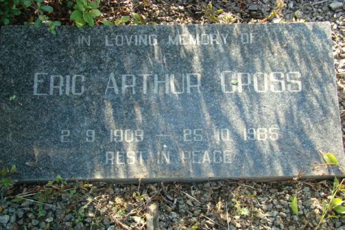 CROSS Eric Arthur 1909-1985
