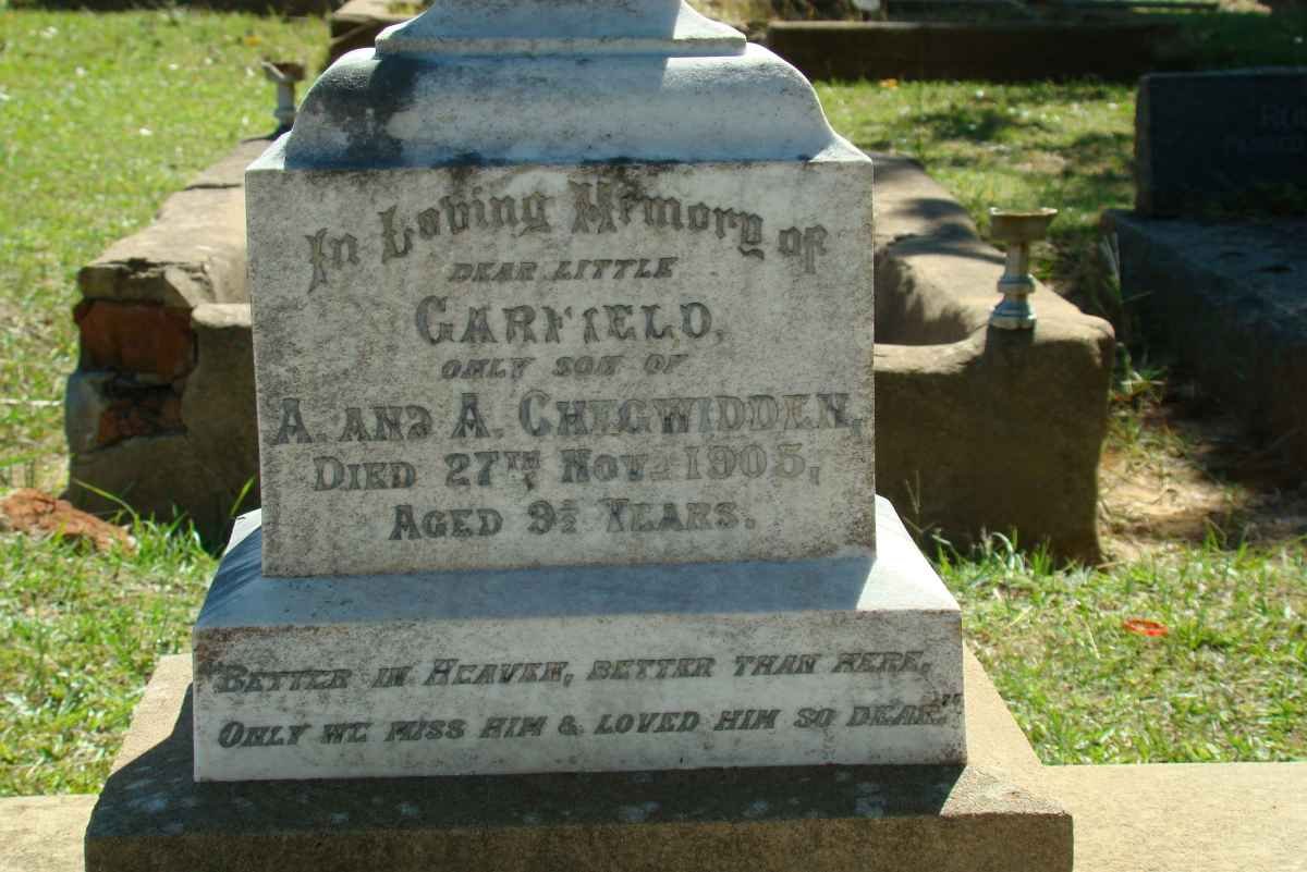 CHEGWIDDEN Garfield -1905