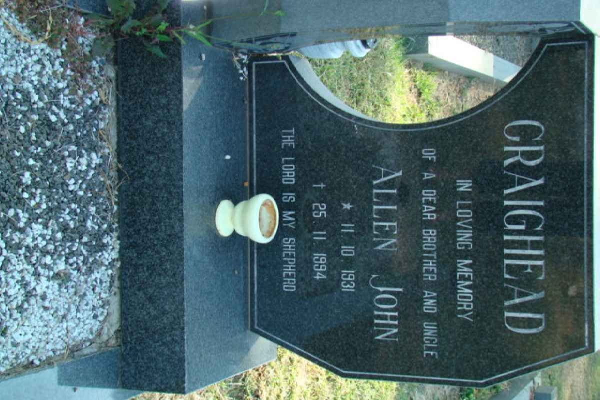 CRAIGHEAD Allen John 1931-1994