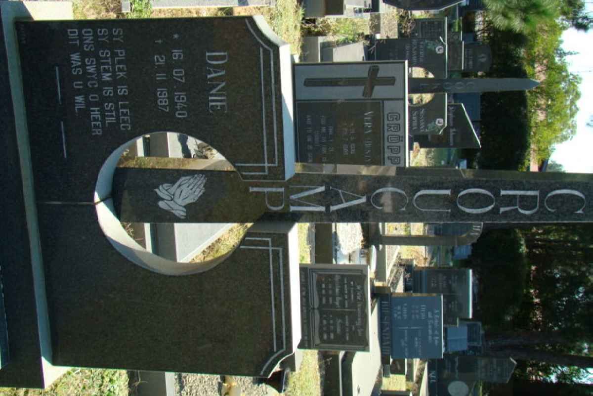 CROUCAMP Danie 1940-1987
