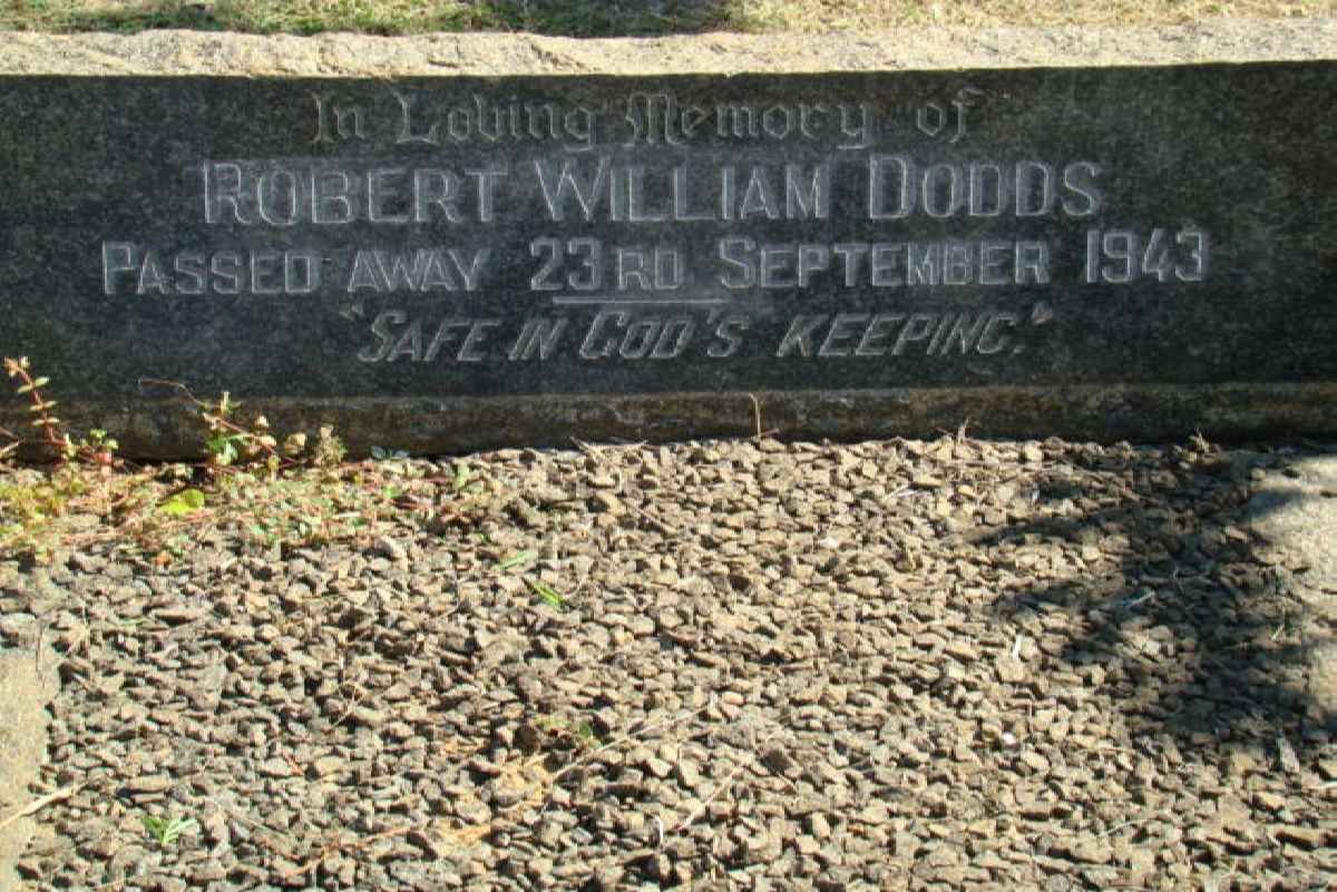 DODDS Robert William -1943