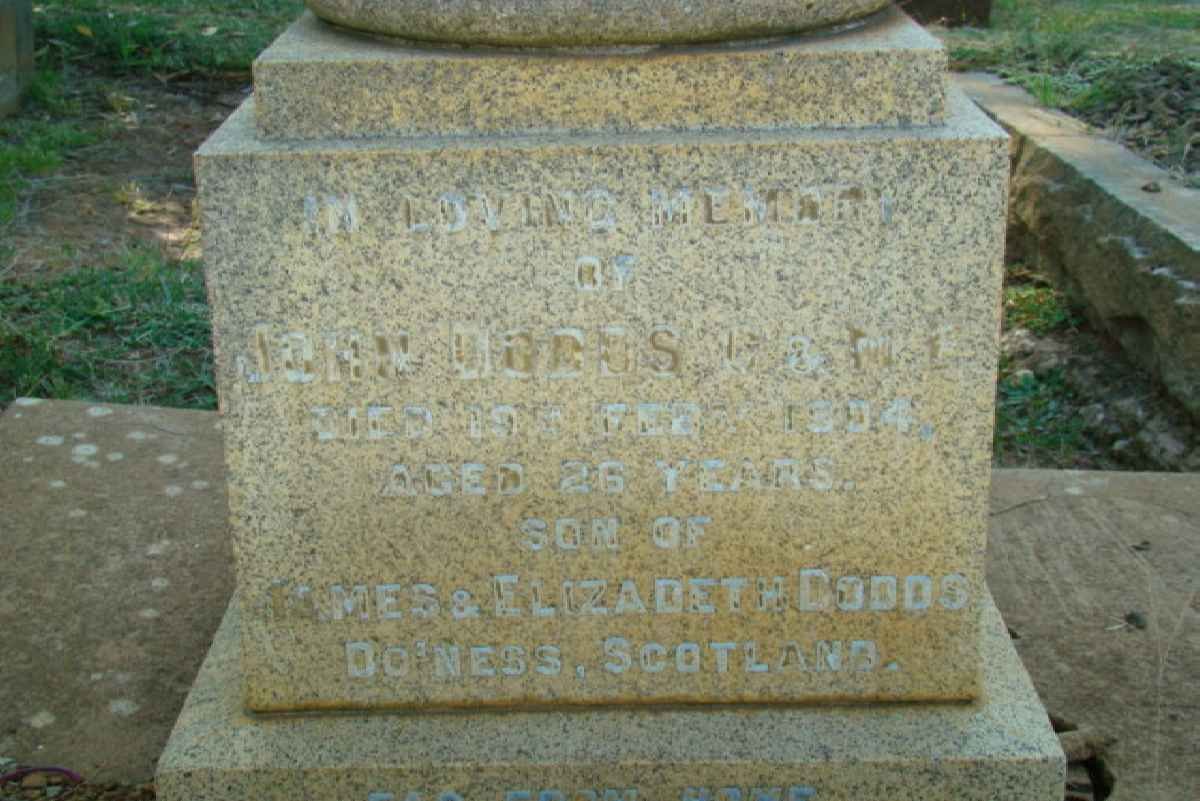 DODDS John -1904