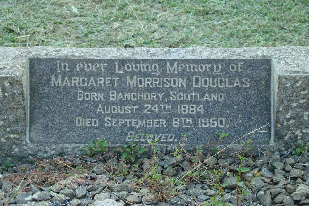 DOUGLAS Margaret Morrison 1884-1950