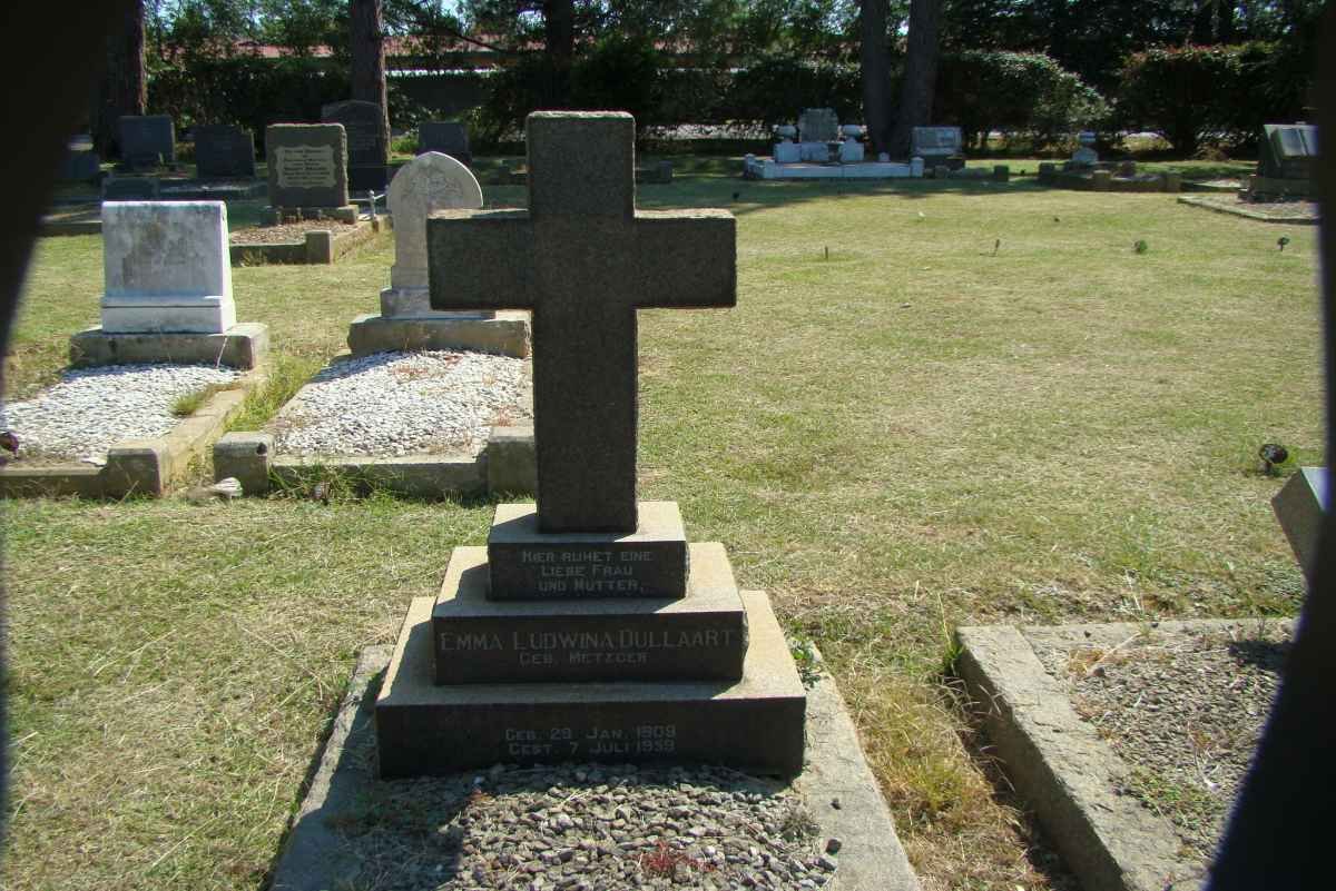 DULLAART Emma Ludwina nee METZGER 1903-1959