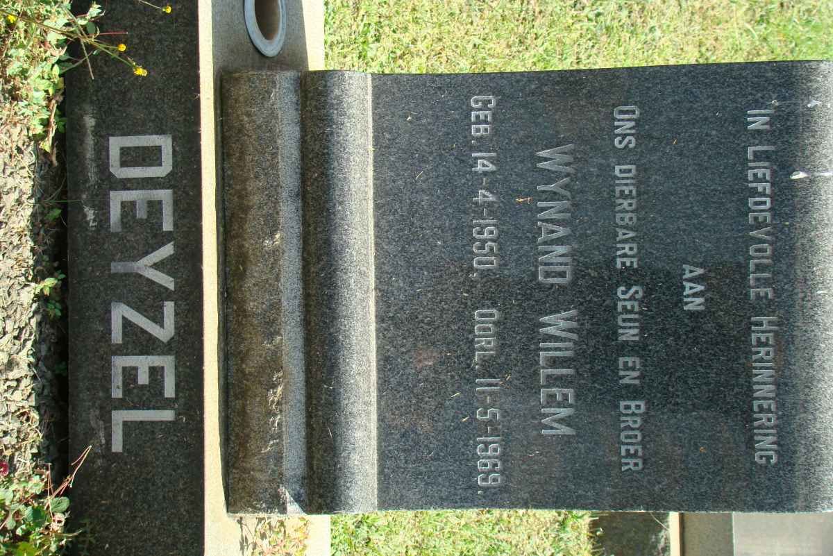DEYZEL Wynand Willem 1950-1969