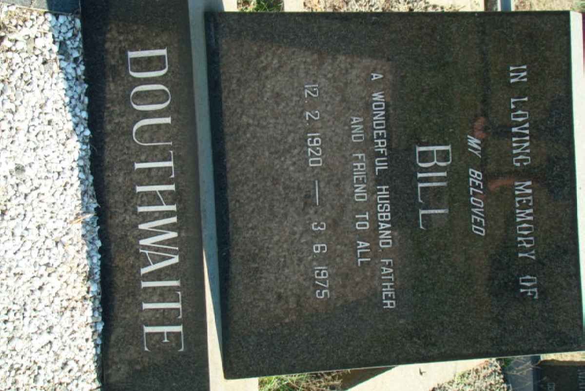 DOUTHWAITE Bill 1920-1975
