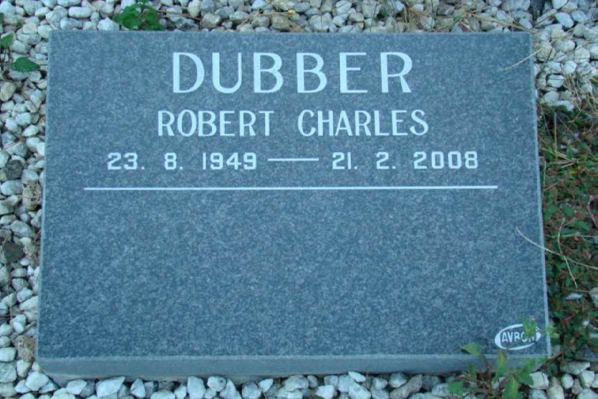 DUBBER Robert Charles 1949-2008