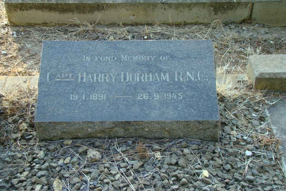 DURHAM Harry 1891-1945