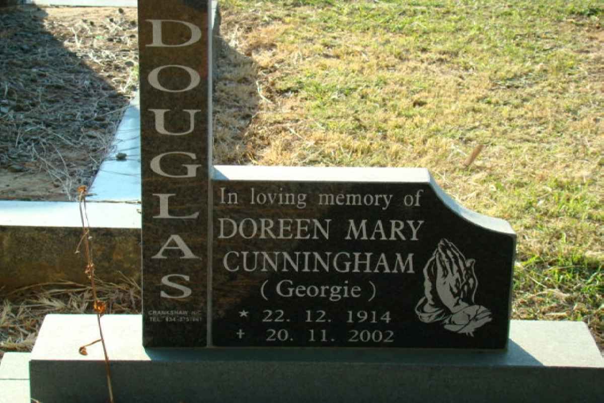 DOUGLAS Doreen Mary Cunningham 1914-2002