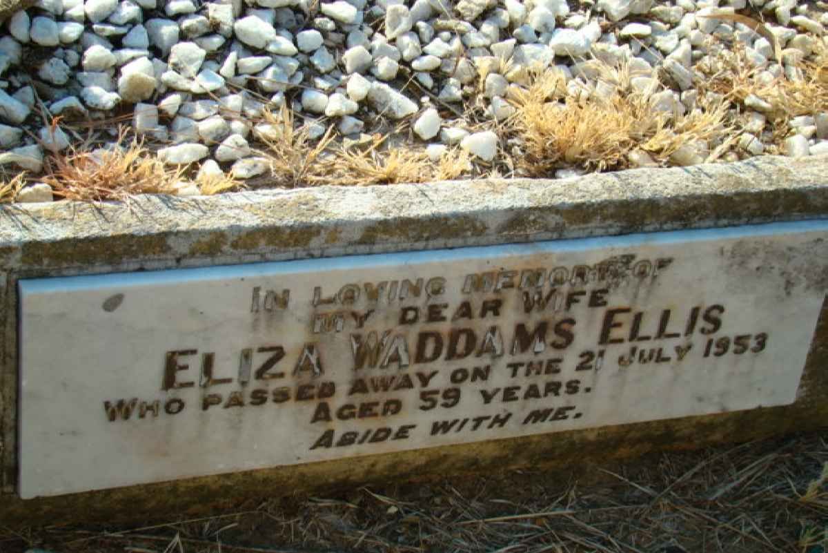 ELLIS Eliza Waddams -1953